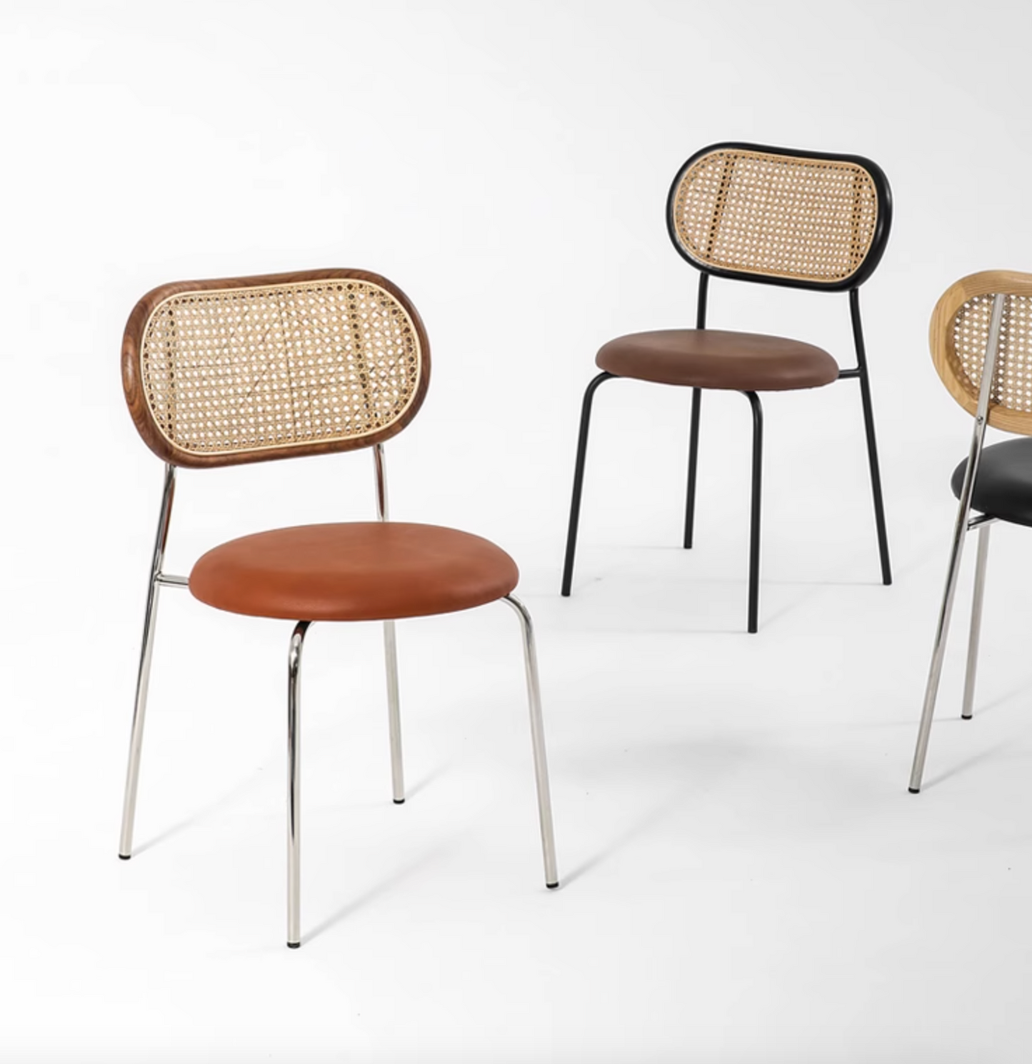 Luna Rattan Dining Chair, Oak