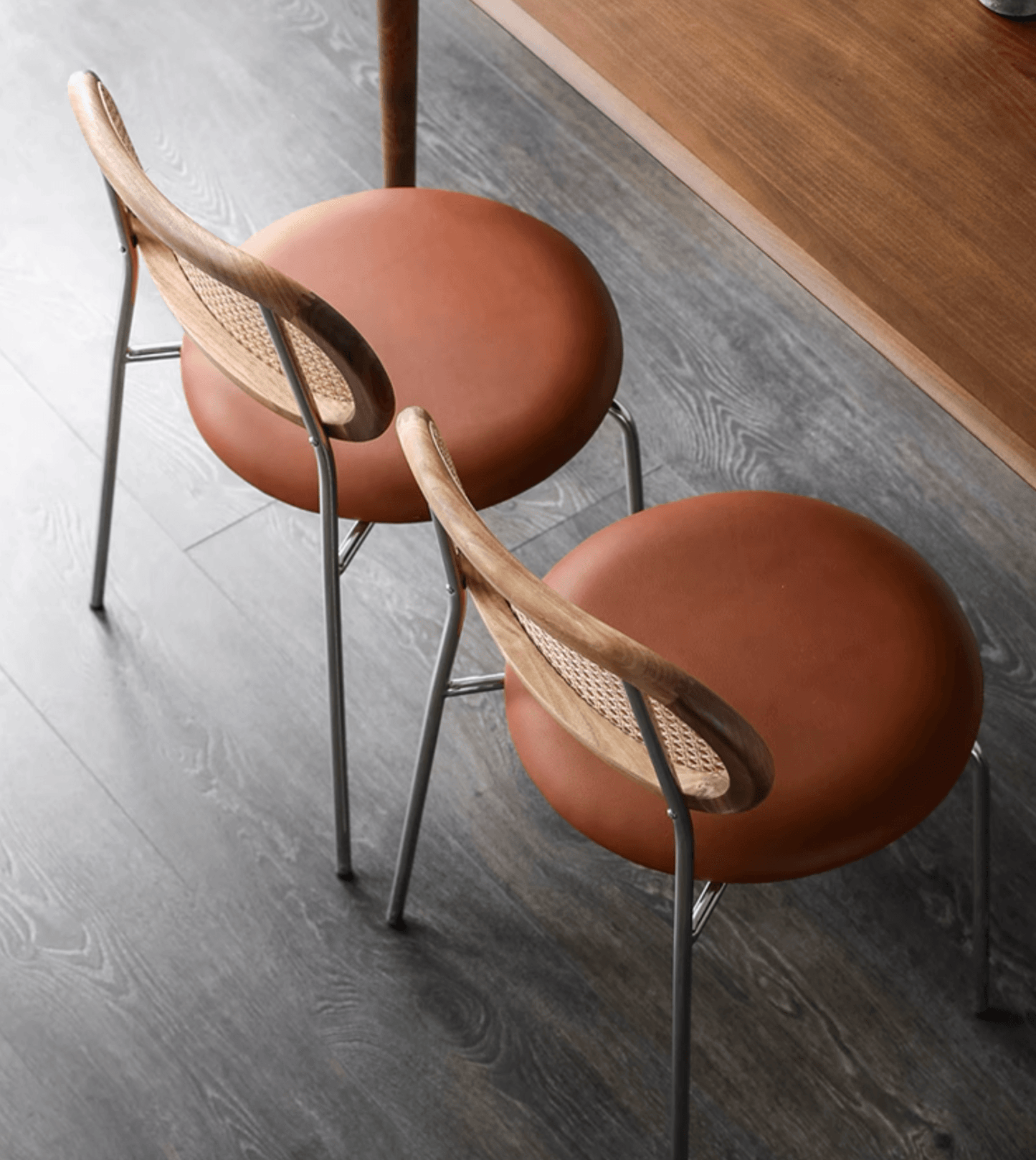 Luna Rattan Dining Chair, Oak