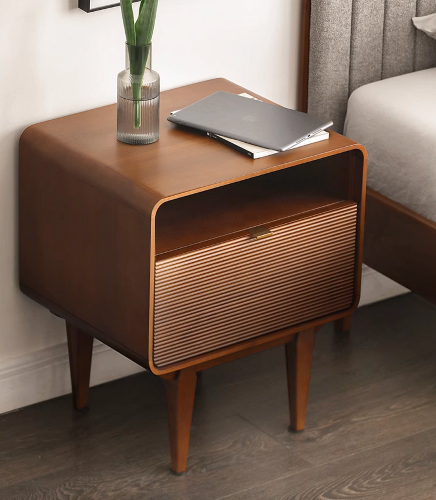 Andre Bedside Table, Wood
