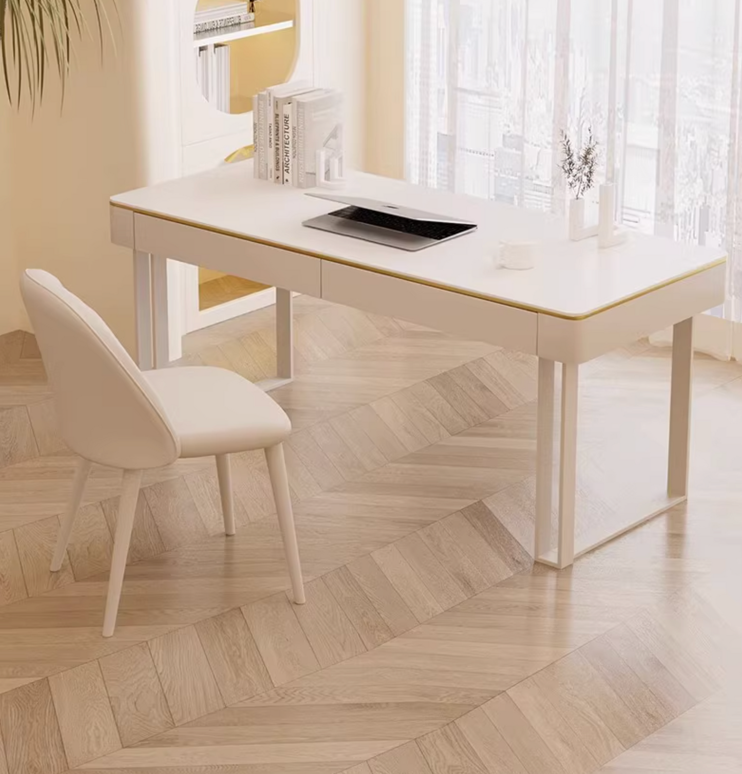 Max Office Desk - Sintered Stone