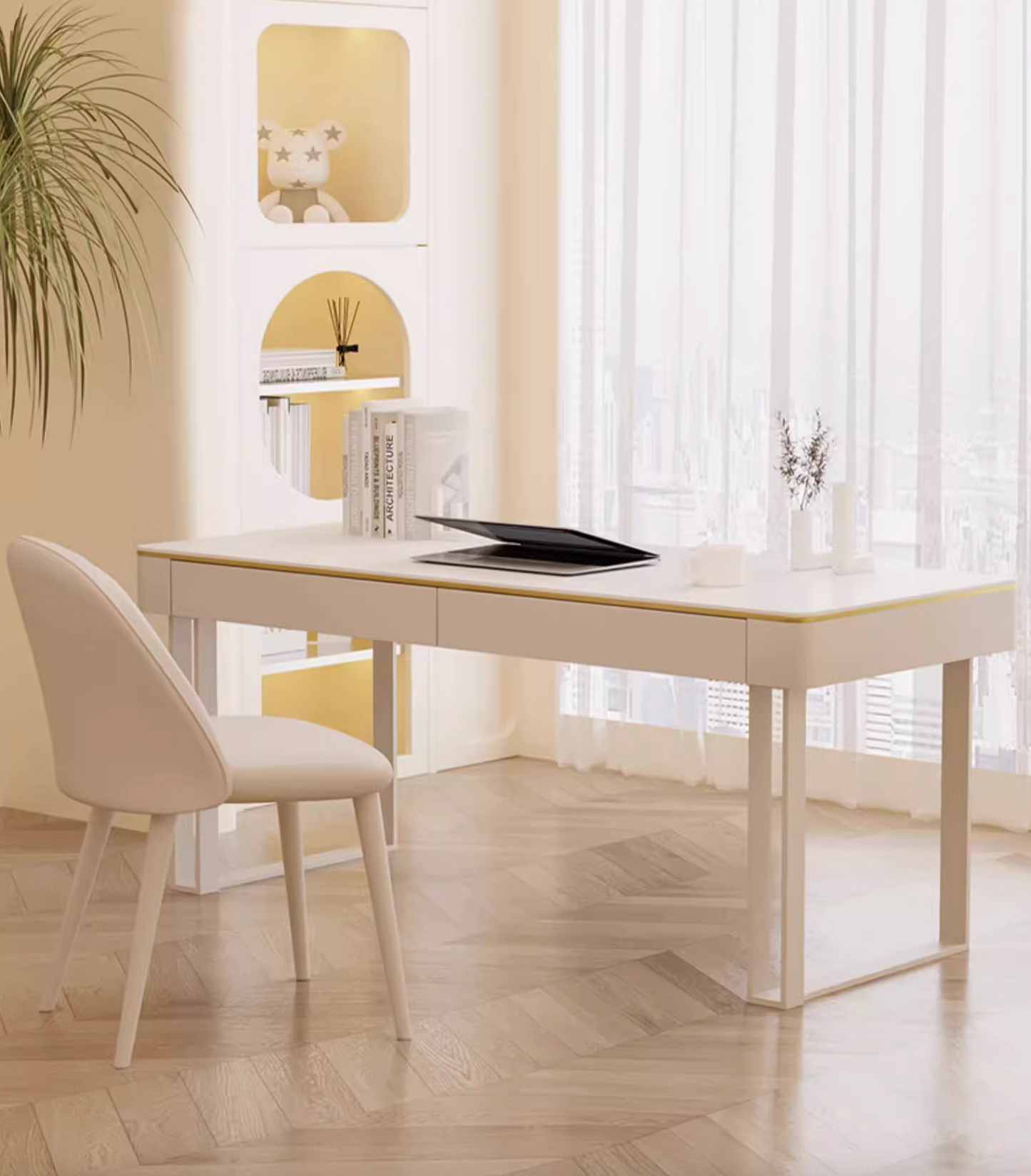 Max Office Desk - Sintered Stone