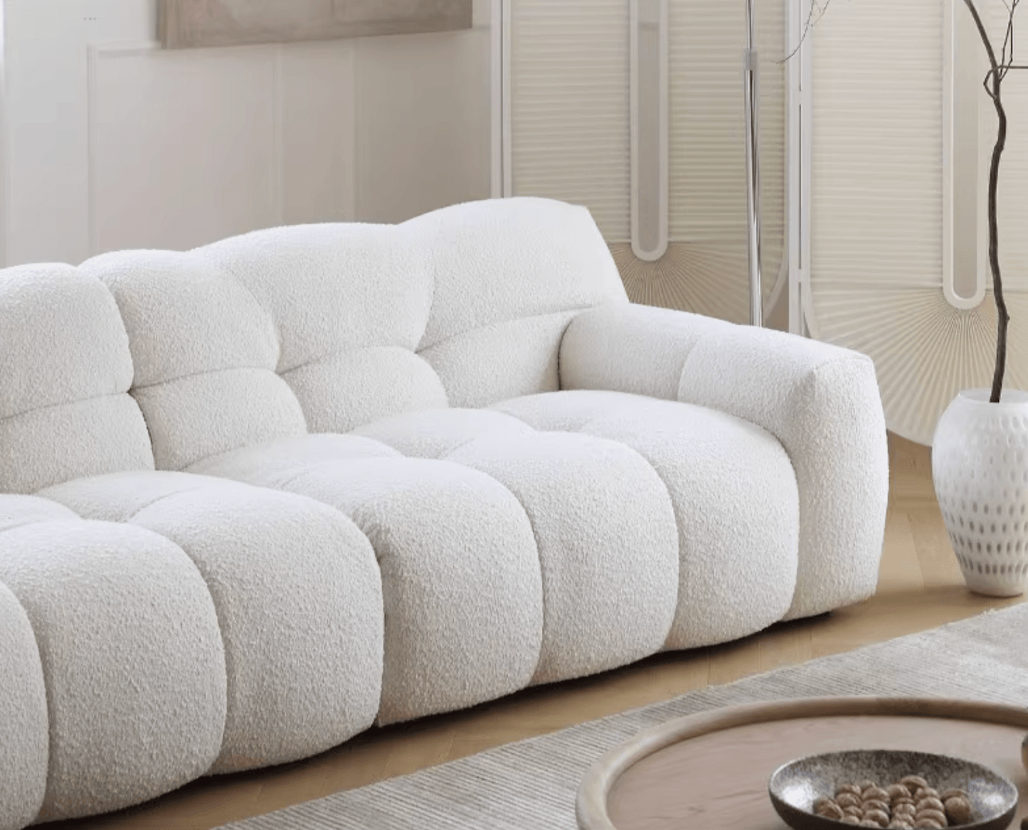 Cora Cloud Two/Three Seater Sofa, Boucle