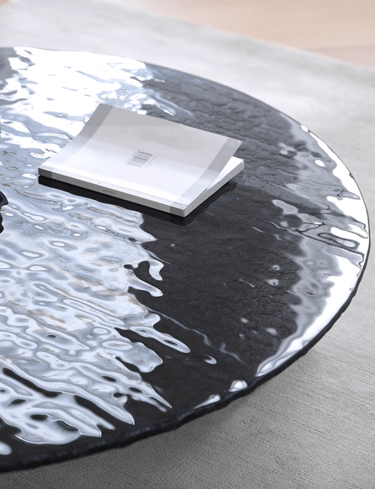 Baxter Coffee Table, Wave Top