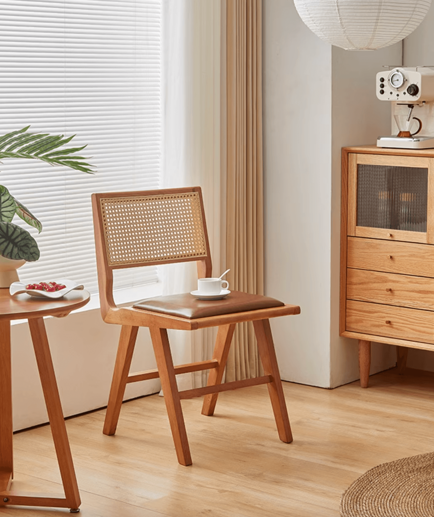 Sophia Dining Chair, Rattan