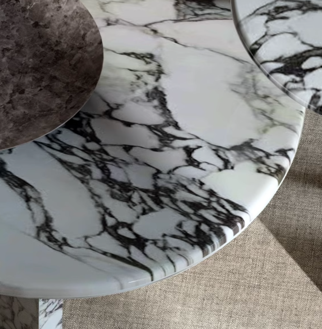 Goliah Coffee Table Set, Marble