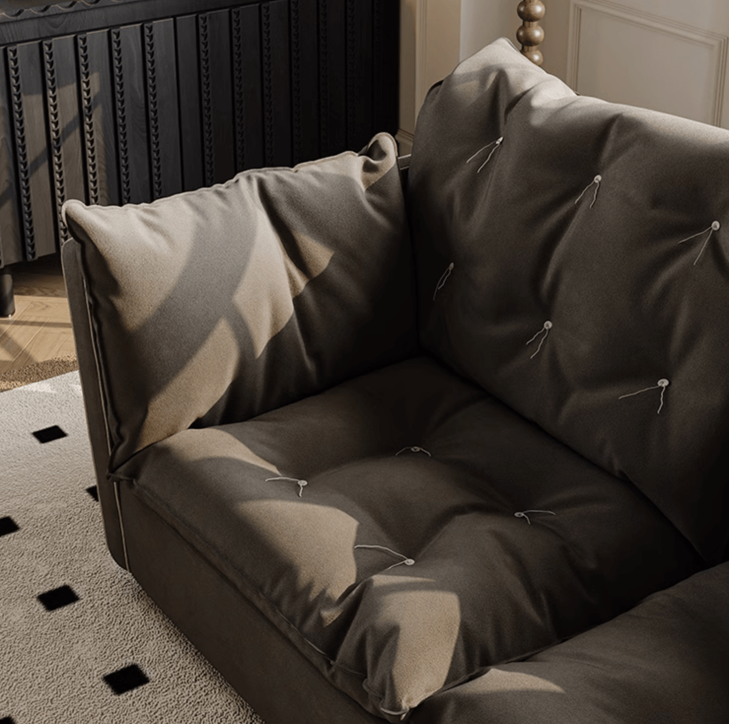 Sorrento Armchair, Black