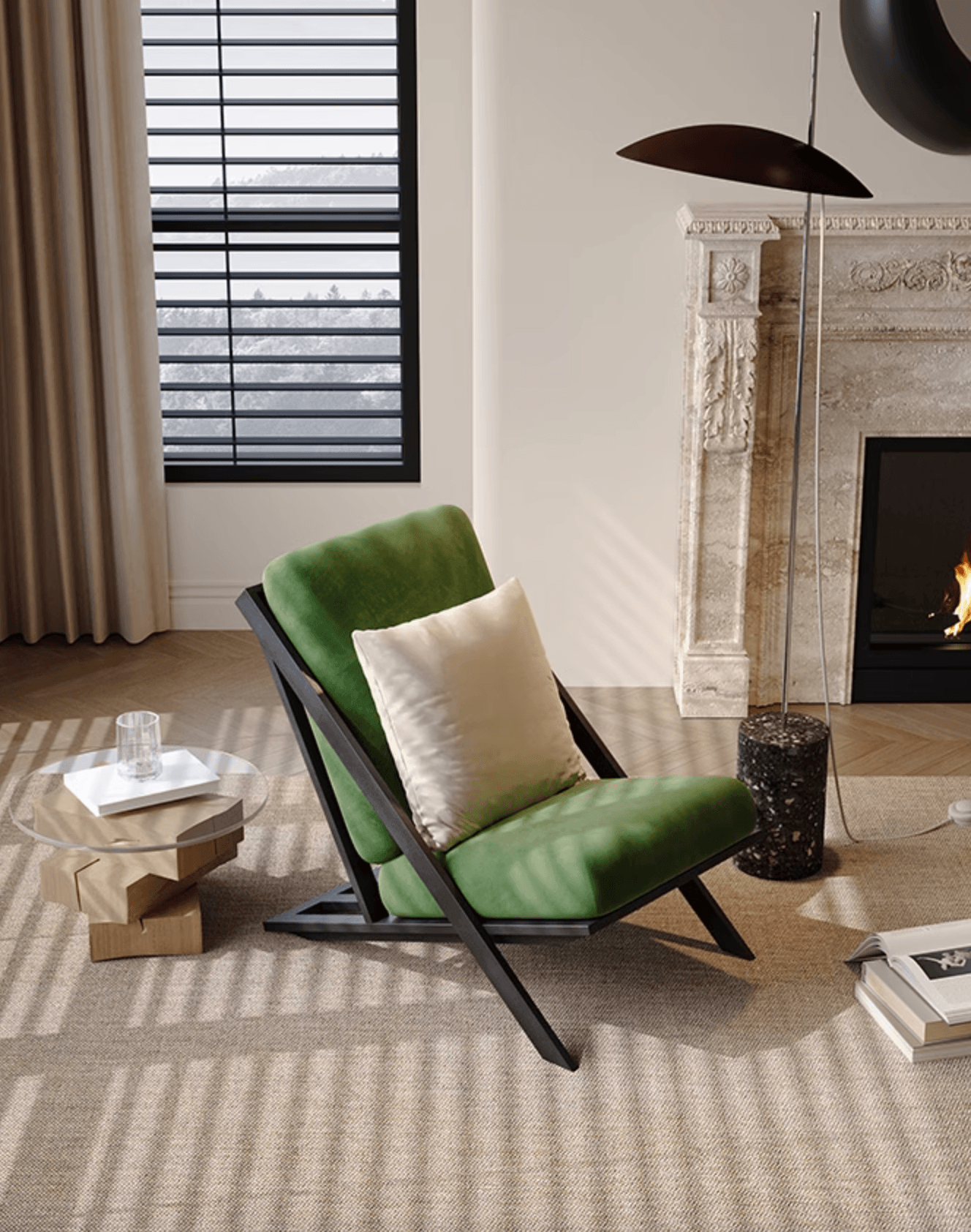 Andrea Armchair, Velvet