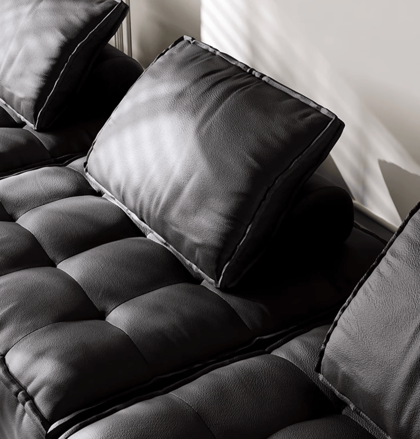Lani Modular Seater Sofa, Single Seater, Black