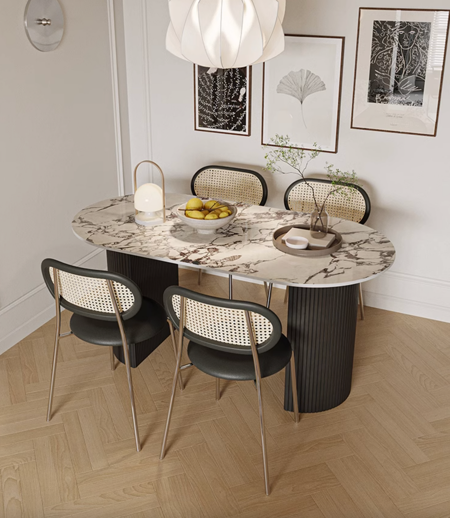 Esther Dining Table, Sintered Stone/Marble