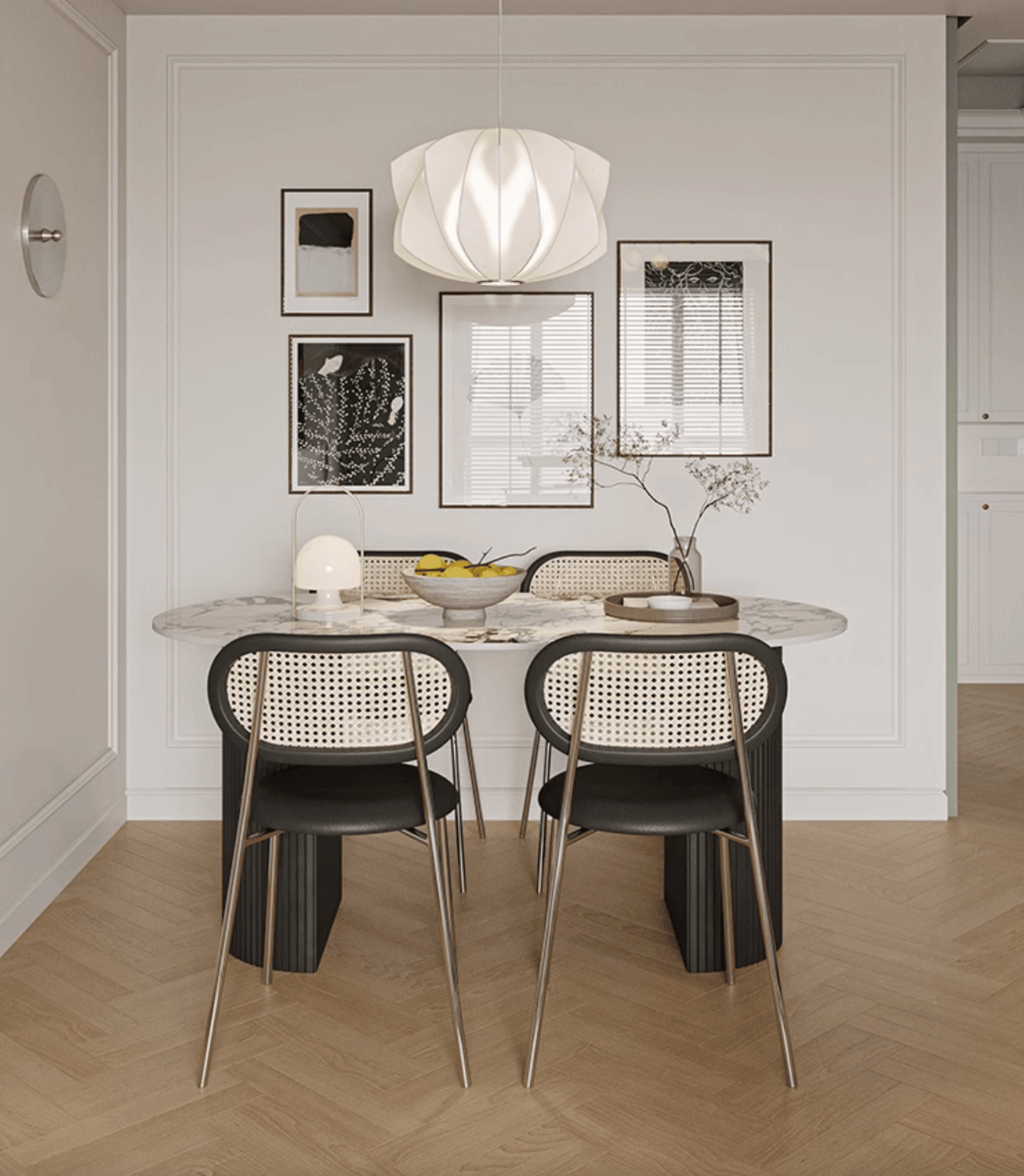 Esther Dining Table, Sintered Stone/Marble