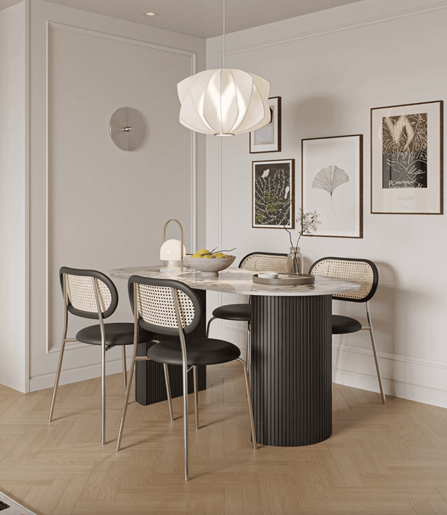 Esther Dining Table, Sintered Stone/Marble
