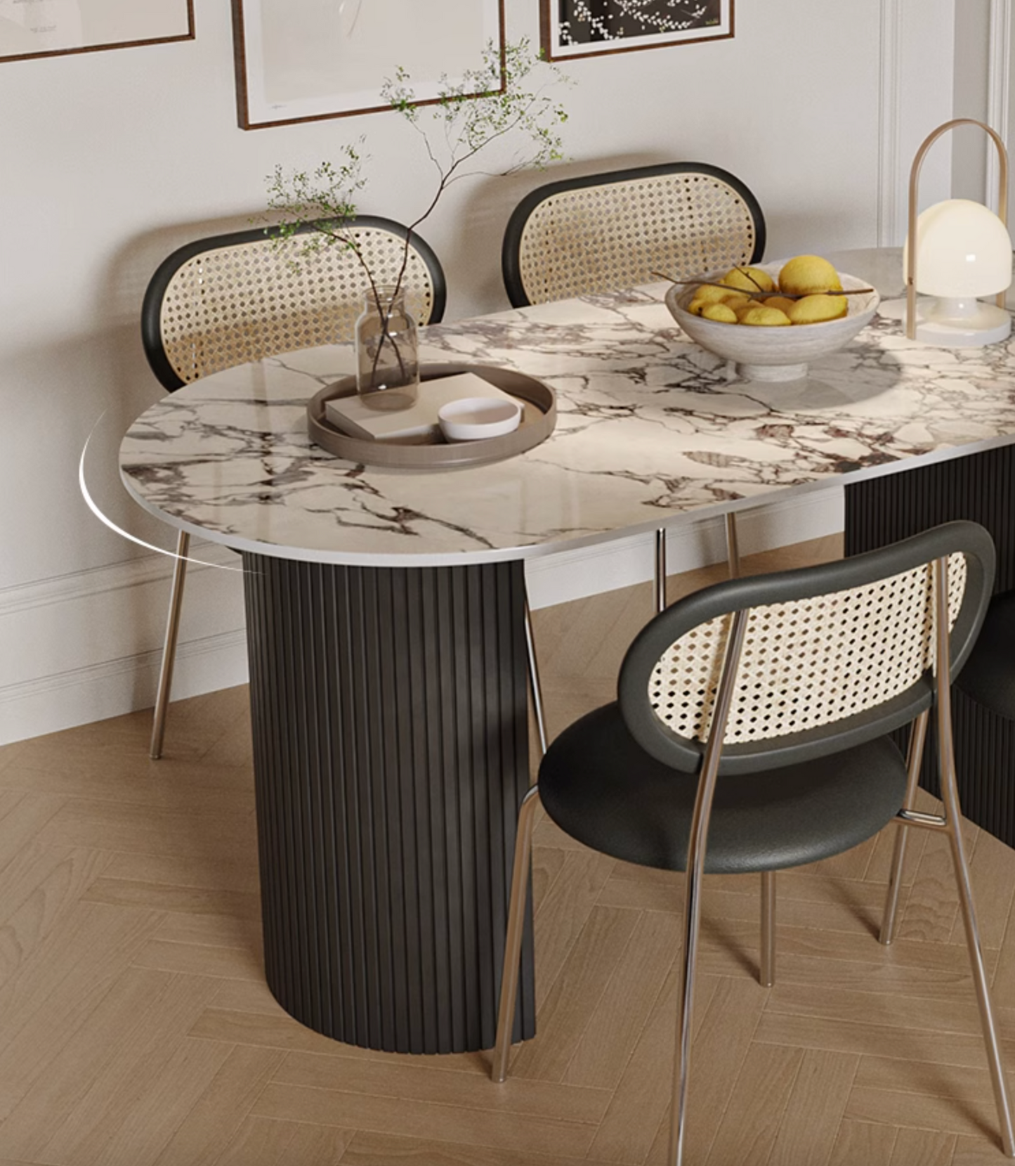 Esther Dining Table, Sintered Stone/Marble