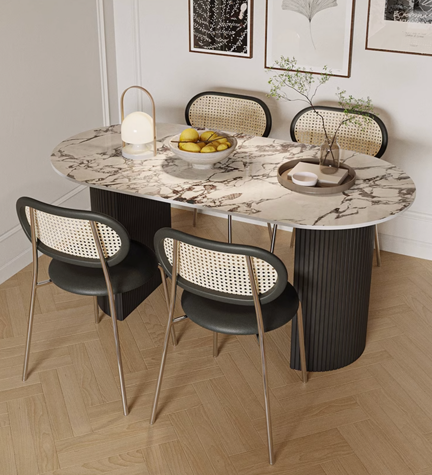 Esther Dining Table, Sintered Stone/Marble