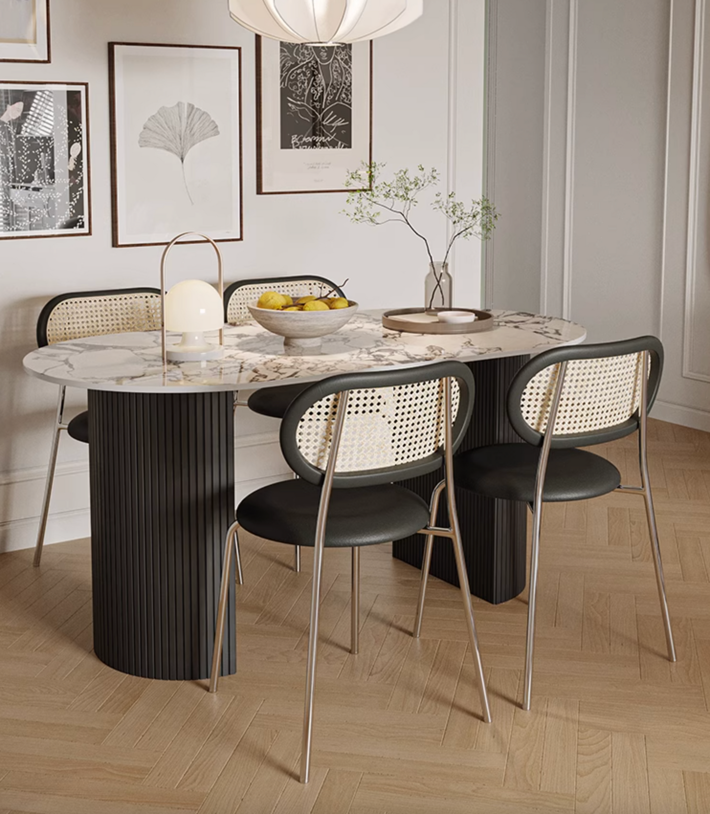 Esther Dining Table, Sintered Stone/Marble