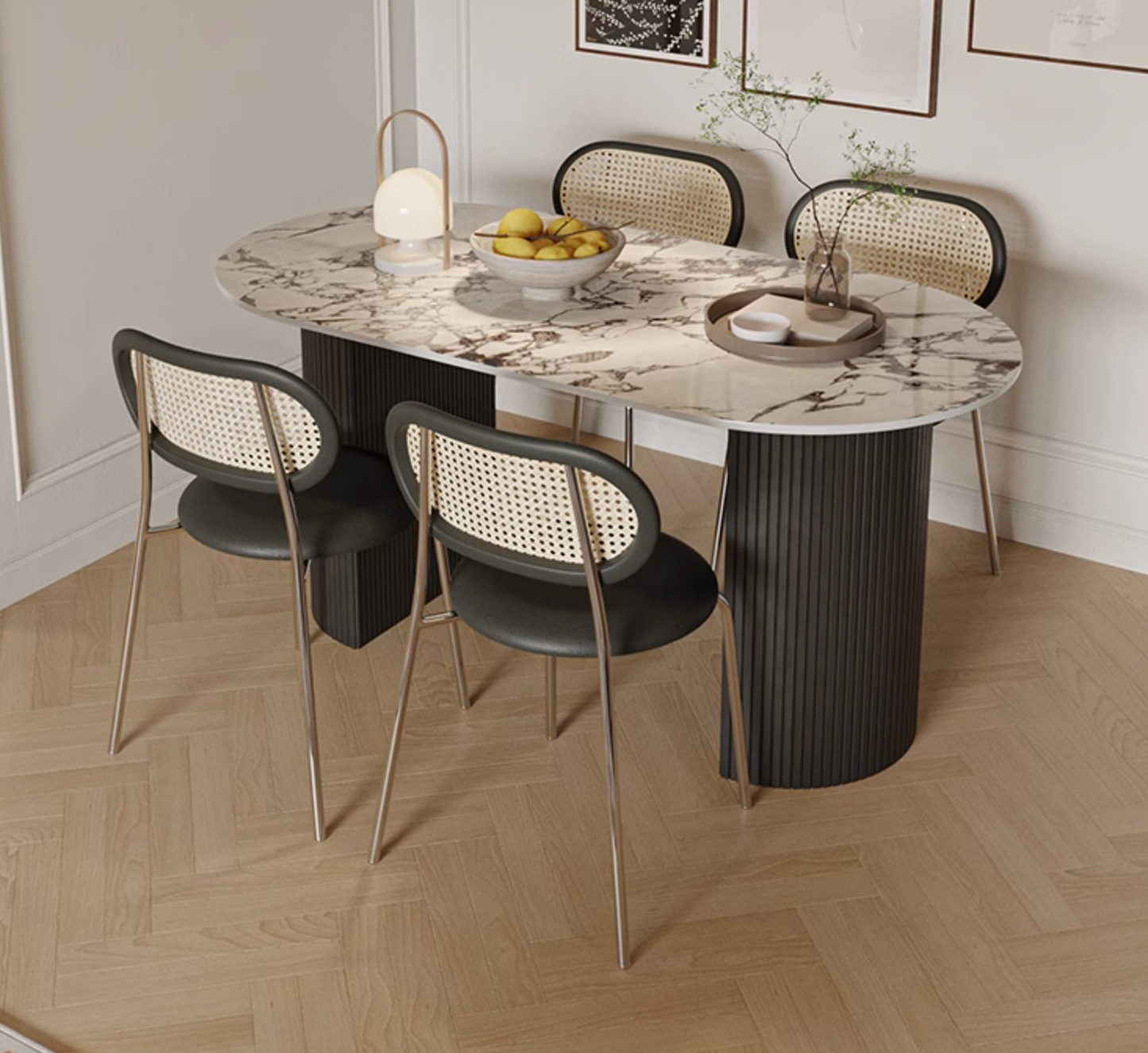 Esther Dining Table, Sintered Stone/Marble