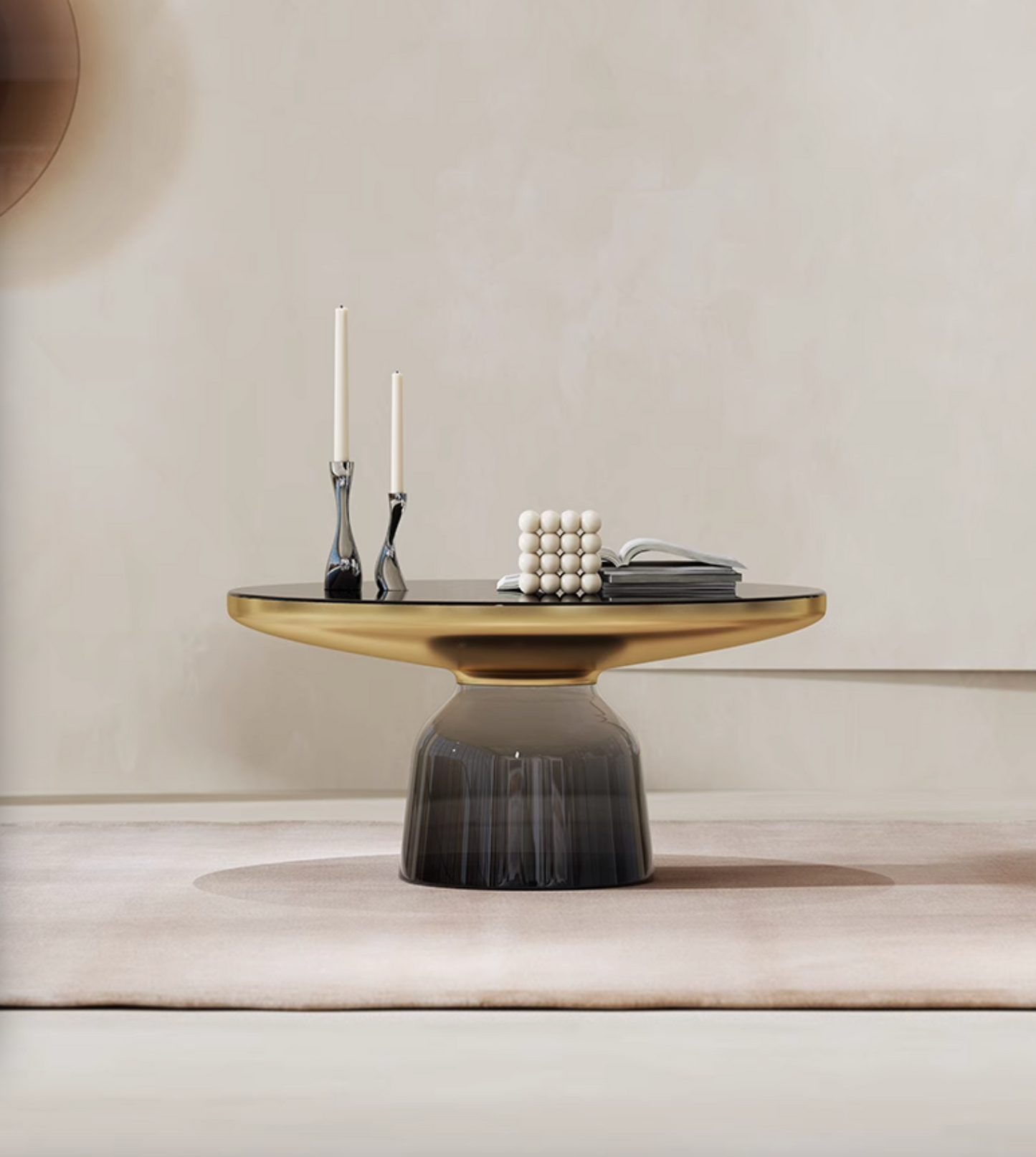 Aalto Coffee Table, Tempered Glass