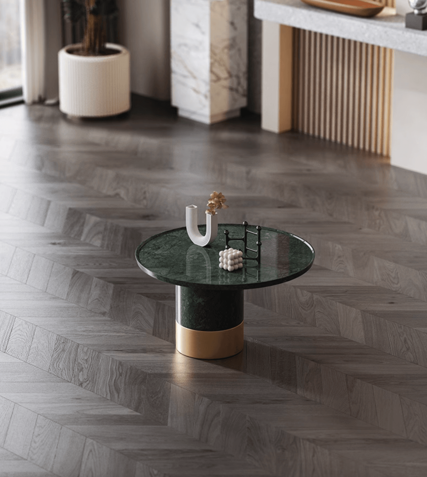 Bain Coffee Table Set, Marble