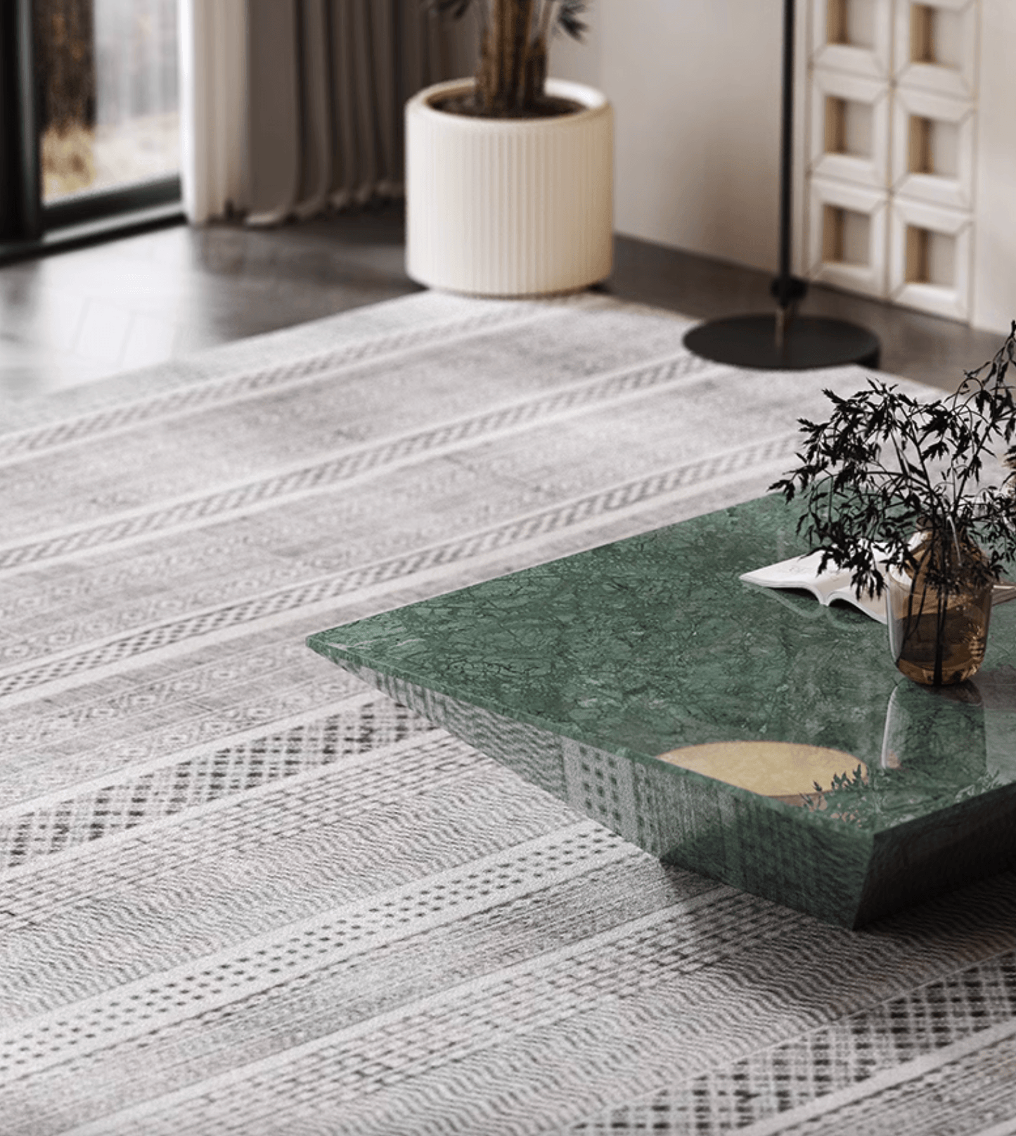 Caldwell Coffee Table Set, Marble