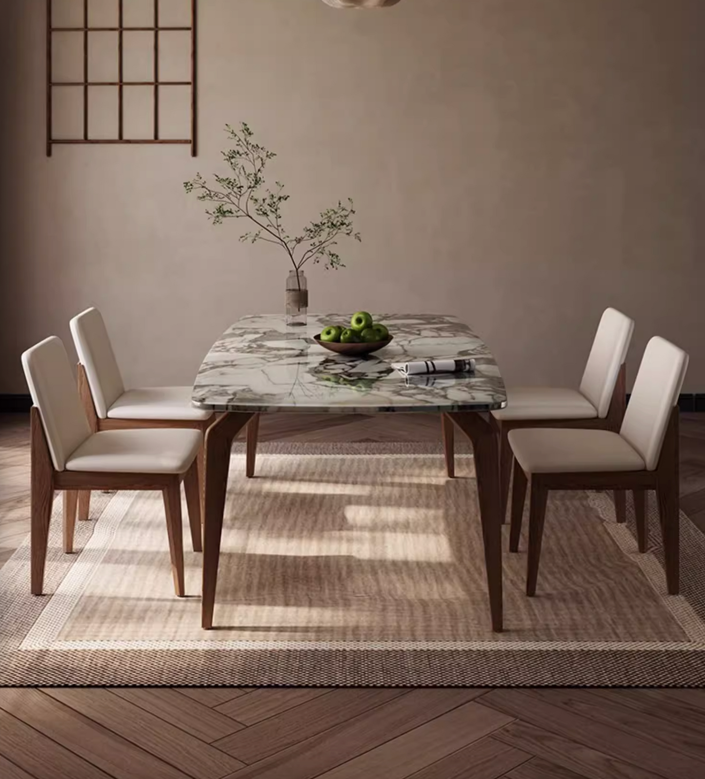 Dominic Dining Table, Marble