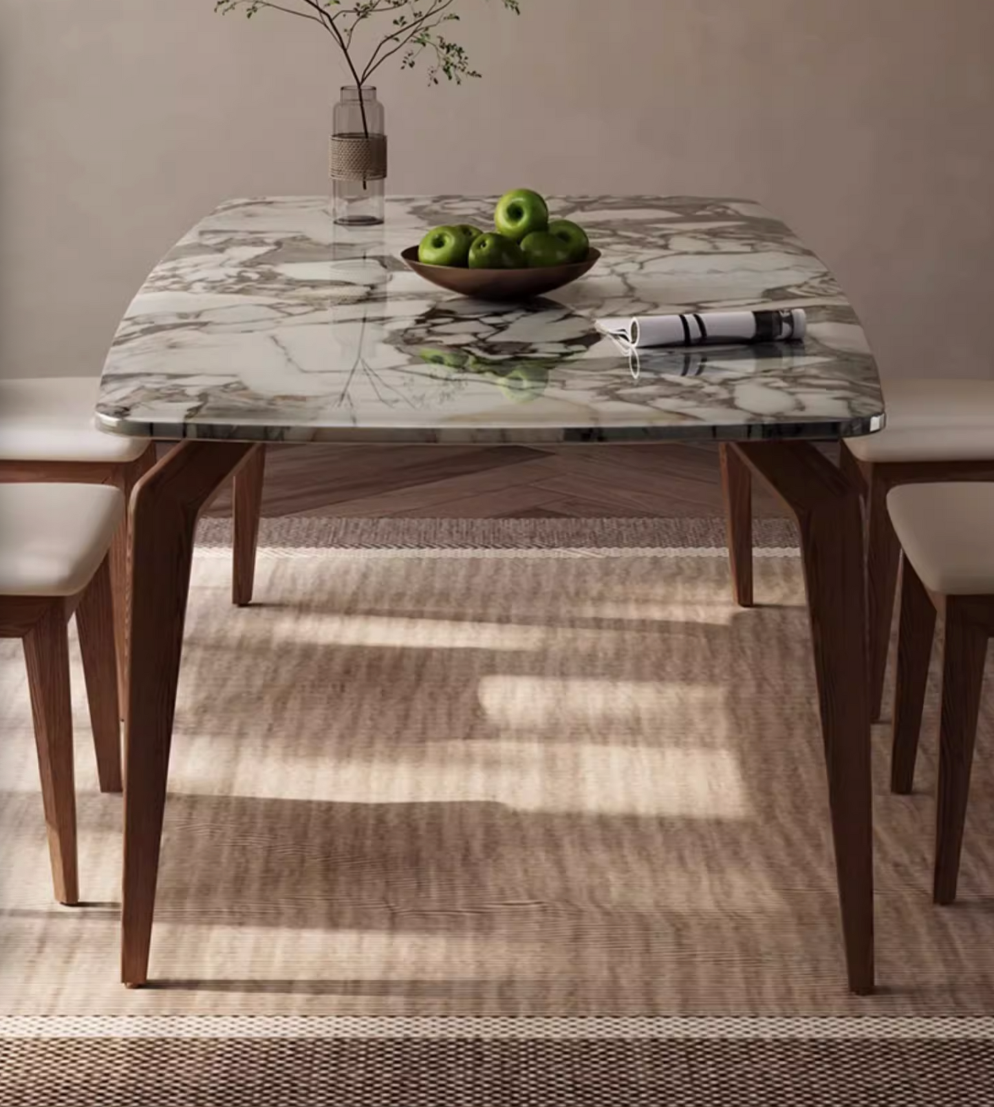 Dominic Dining Table, Marble