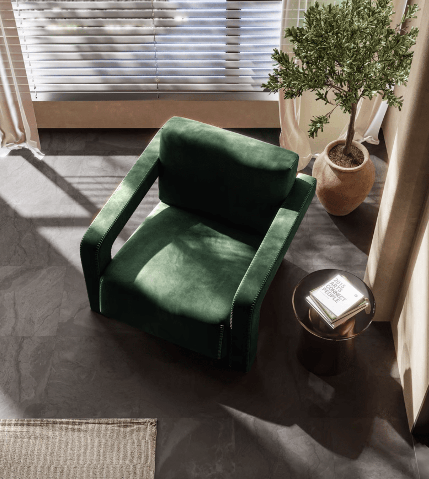 Desmond Armchair, Velvet