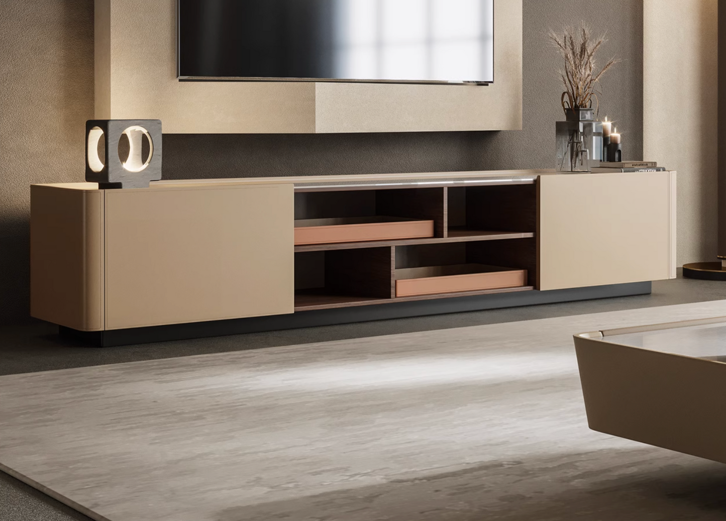 Adonai TV Stand, Sintered stone