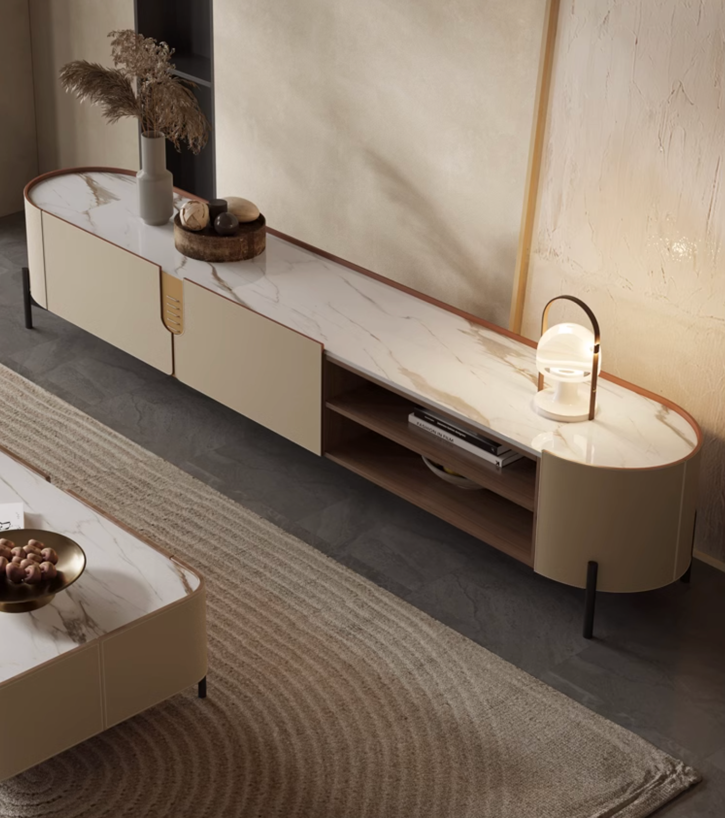 Aelan TV Stand, Oak