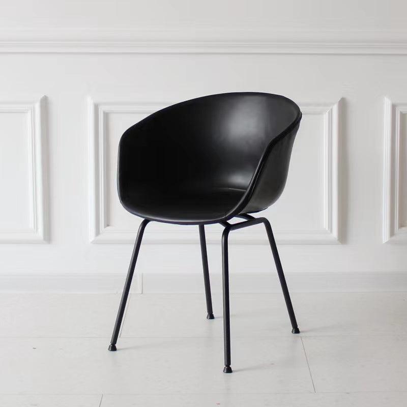 A Set of 2 Herron Dining Chairs, PU Leather