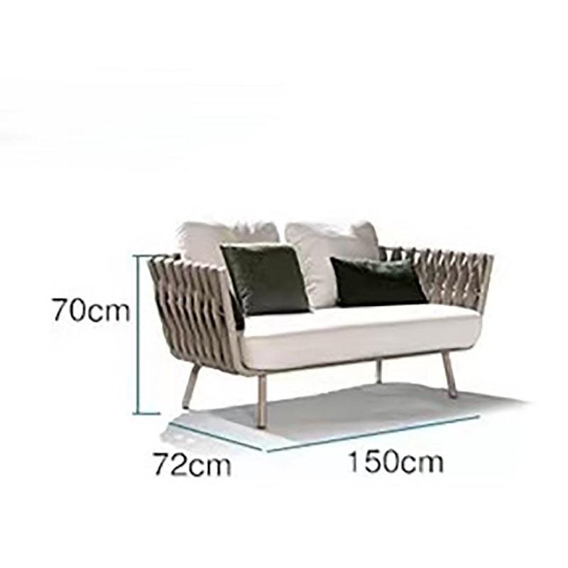Vallee Rattan Dining Chair, Grey