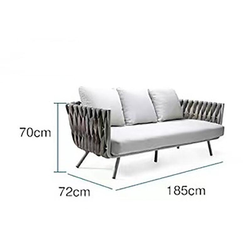 Vallee Rattan Dining Chair, Grey