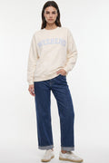 Ivory Weekend Cotton Sweatshirt