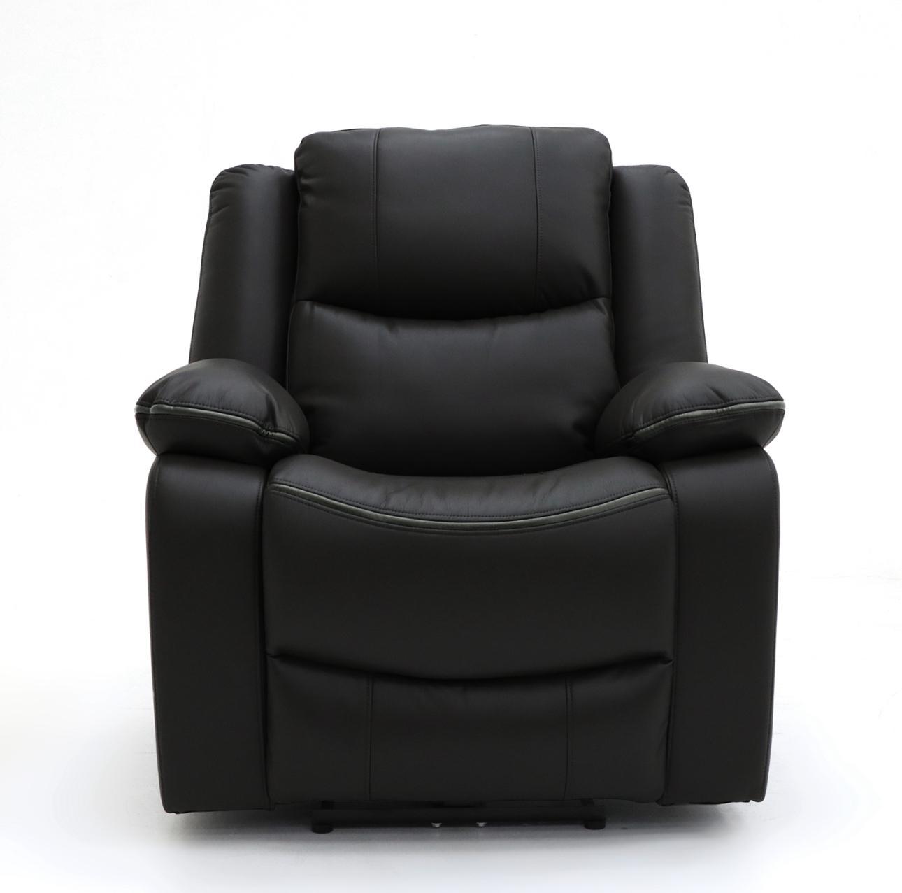 Harald Electric Recliner  Faux Leather Armchair with USB-C Charging