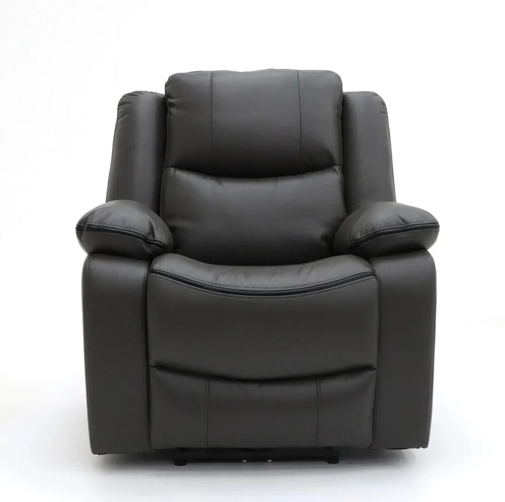 Harald Electric Recliner  Faux Leather Armchair with USB-C Charging