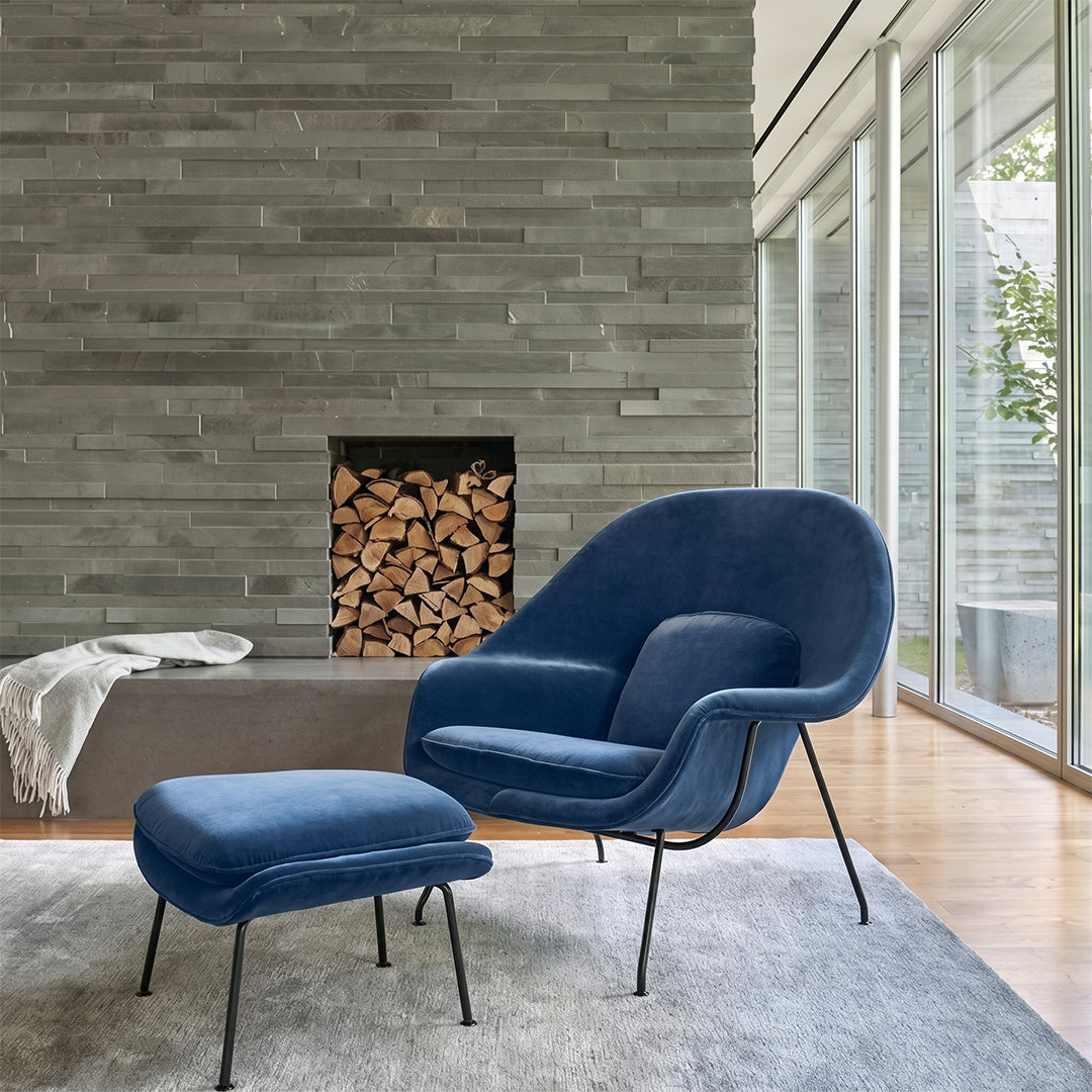 Womb Lounge Chair And Footstool, Armchair
