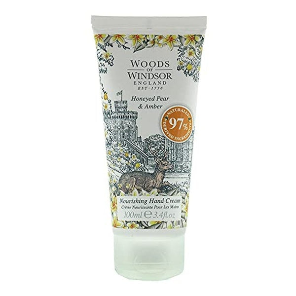 Woods of Windsor Honeyed Pear & Amber Hand Cream 100ml