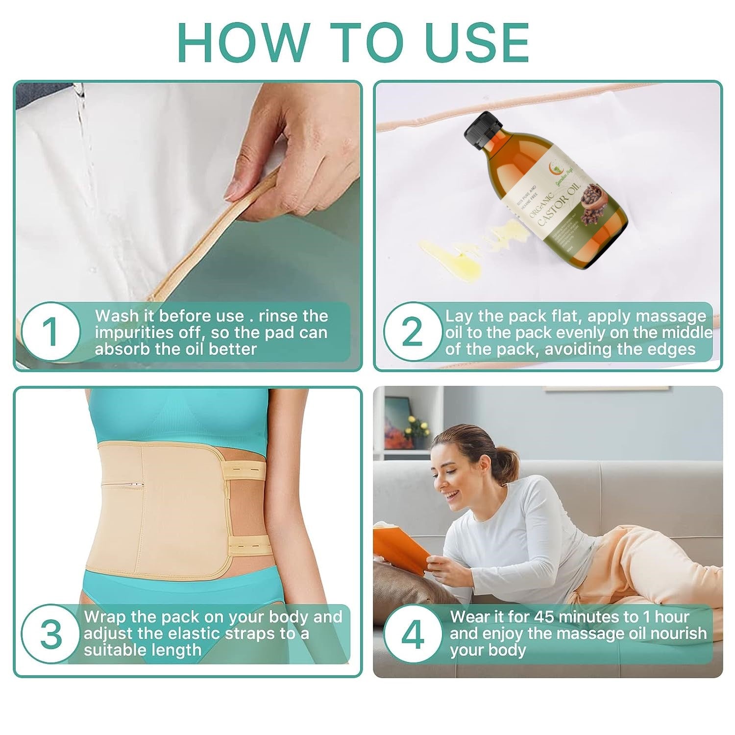 Organic Castor Oil - Virgin Cold Pressed, Ethically Sourced and Hexane Free