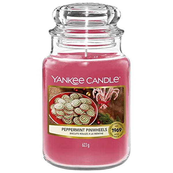 Yankee Candle Peppermint Pinwheels Candle 623g - Large Jar