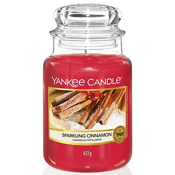 Yankee Candle Sparkling Cinnamon Candle 623g - Large Jar