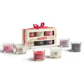 Yankee Candle Votive Candle Gift Set 6 x 37g Votive Candle (Snow Globe Wonderland, Snowflake Kisses, Peppermint Pinwheels, White Spruce & Grapefruit, Silver Sage & Pine and Smoked Vanilla & Cashmere)