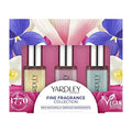 Yardley Fine Fragrance Miniatures Gift Set 10ml English Lavender EDT + 10ml English Rose EDT + 10ml Lily of the Valley EDT