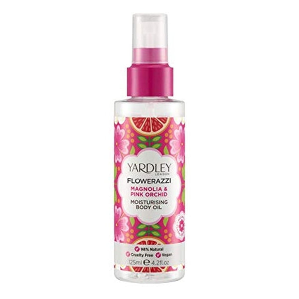 Yardley Flowerazzi Magnolia & Pink Orchid Body Oil 125ml