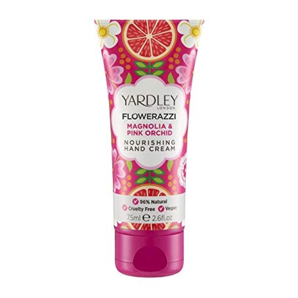 Yardley Flowerazzi Magnolia & Pink Orchid Hand Cream 75ml