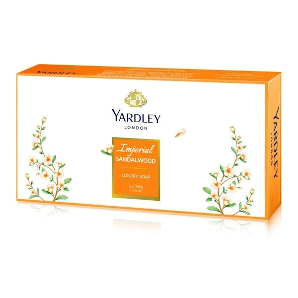 Yardley Imperial Sandalwood Soap 3 x 100g