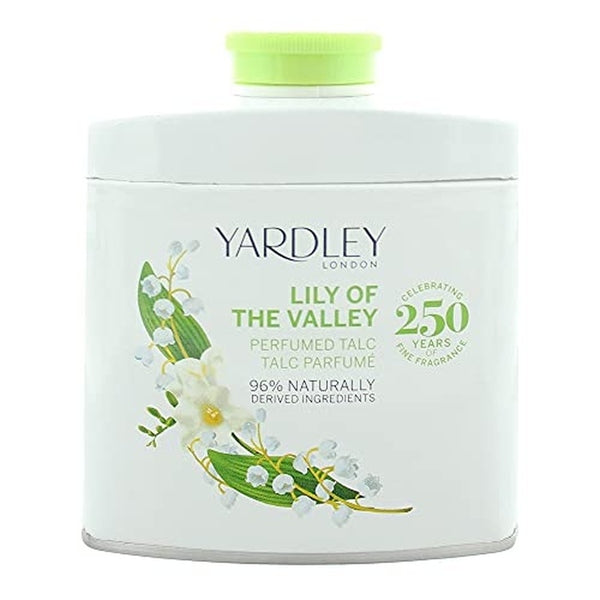 Yardley Lily of the Valley Perfumed Talc 50g