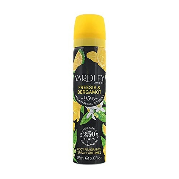 Yardley London  Freesia & Bergamot 75ml Body Spray