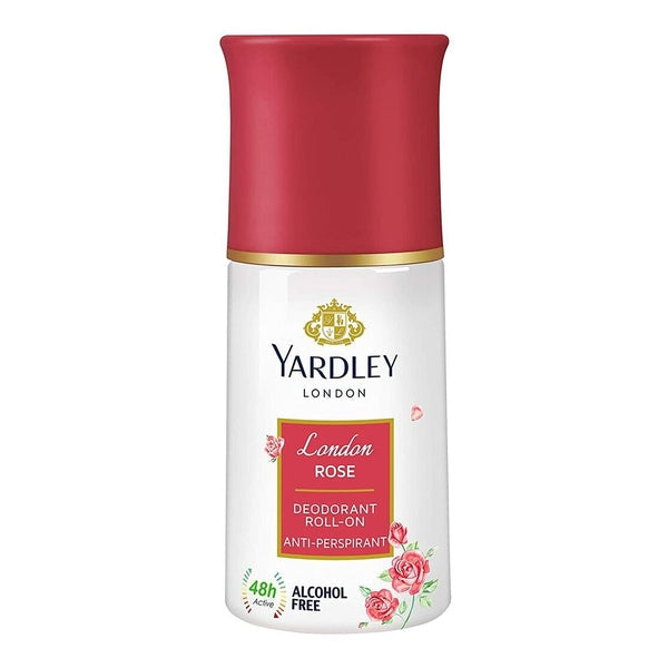 Yardley London Rose Deodorant Roll On 50ml