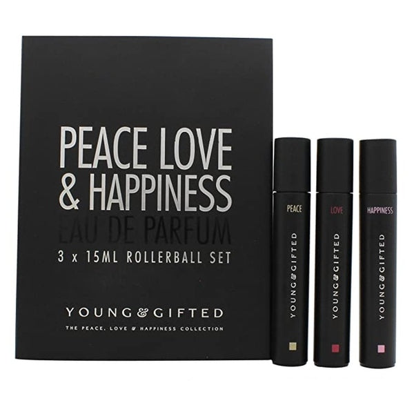 Young & Gifted Gift Set 3 x 15ml EDP Rollerball (Peace + Love + Happiness)