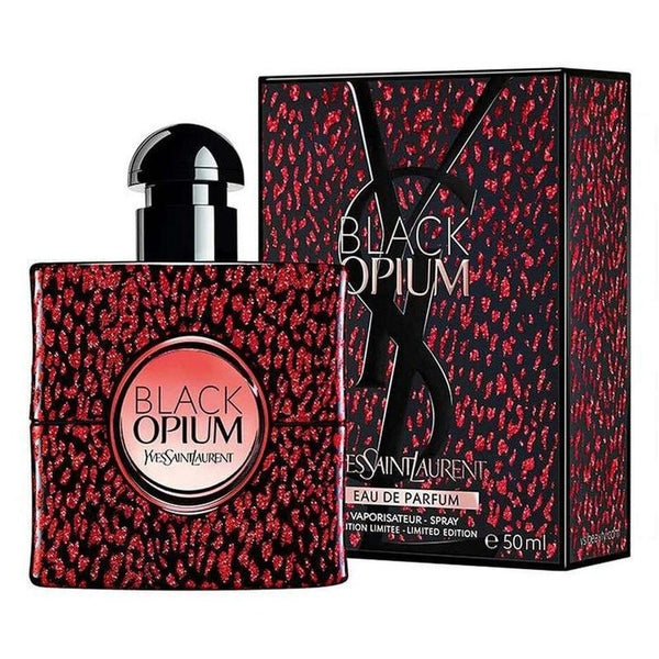 Yves Saint Laurent Black Opium Eau de Parfum 50ml Spray - Baby Cat Collector Edition