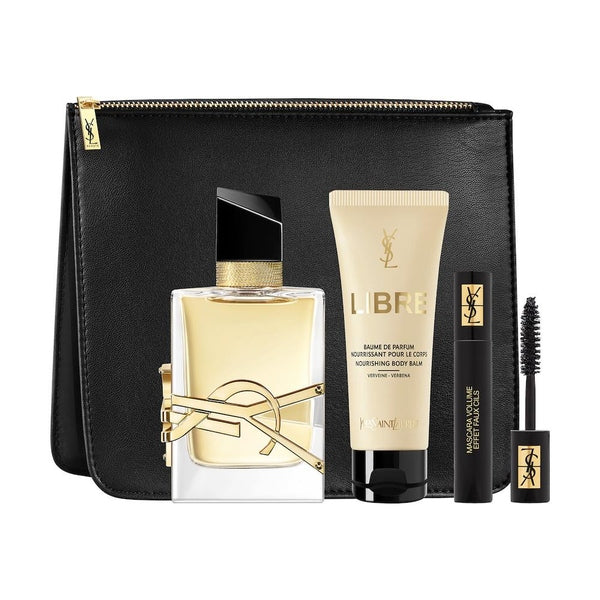 Yves Saint Laurent Libre Gift Set 50ml EDP + 50ml Body Balm + 2ml Mascara + Pouch