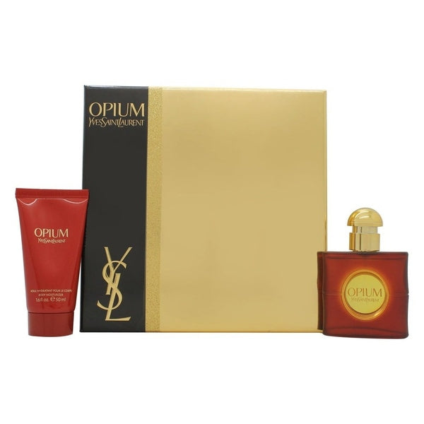 Yves Saint Laurent Opium Gift Set 30ml EDT + 50ml Body Moisturizer